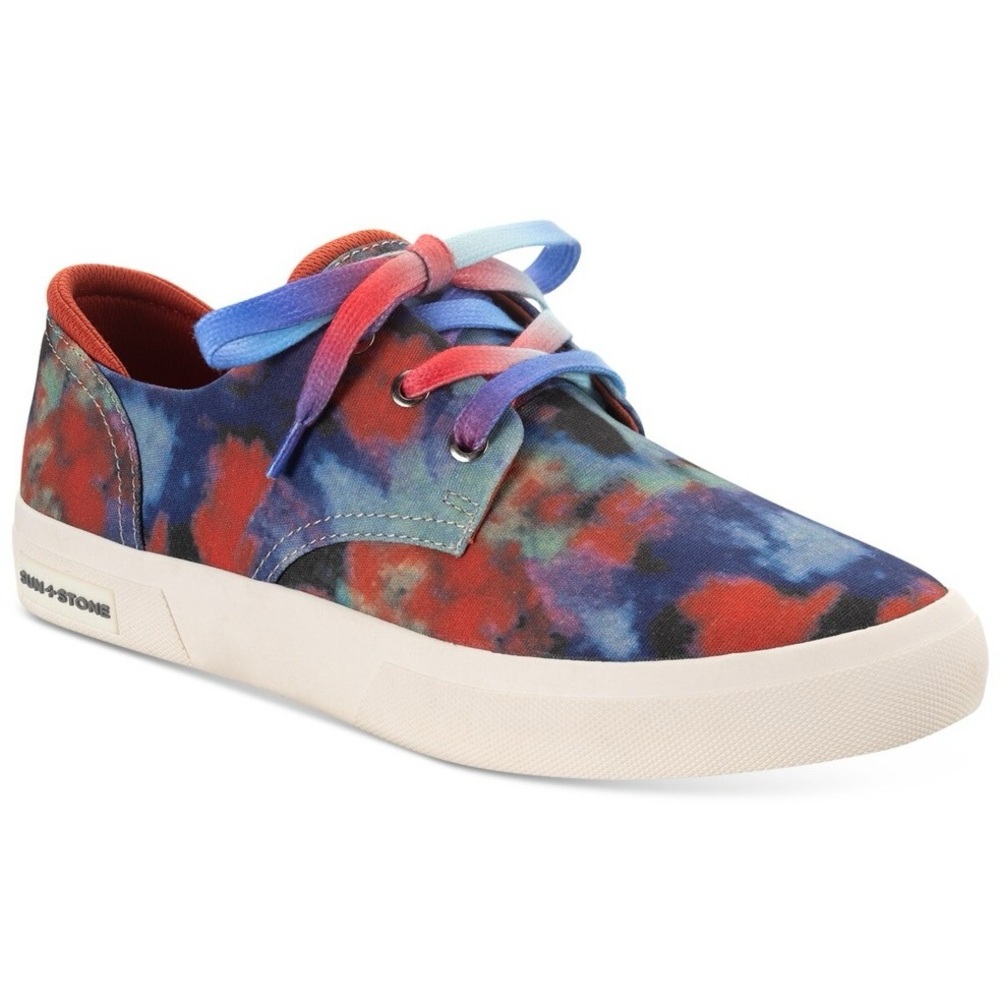 Sun + Stone Red and Blue Sneakers Casual Sporty Design